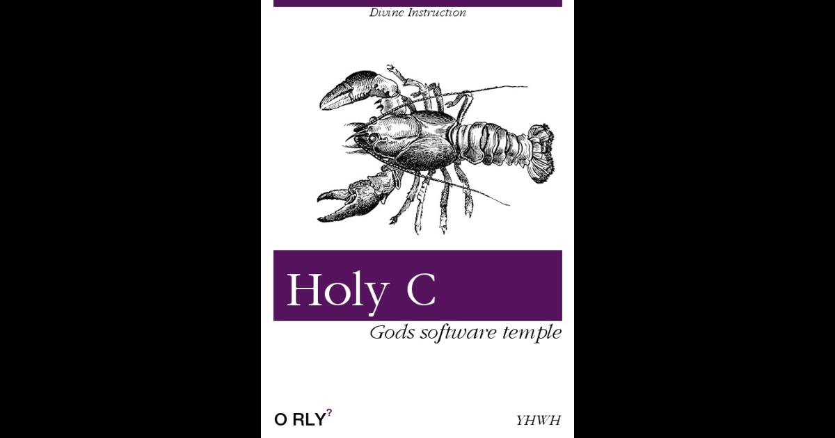 Holy C | O'RLY Covers