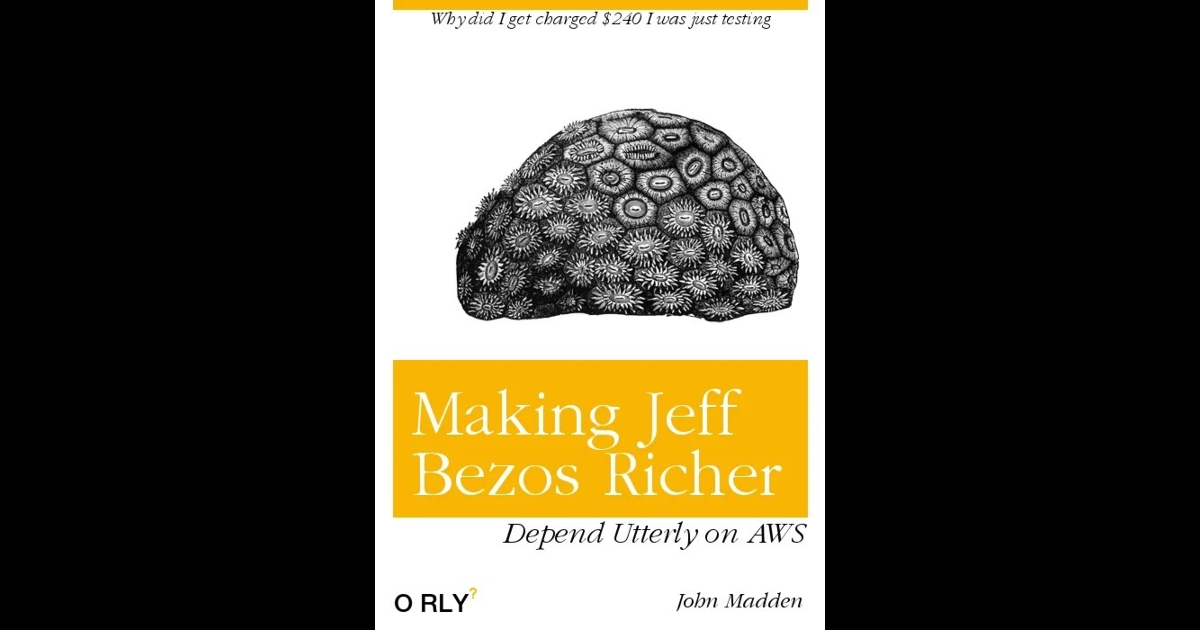 Making Jeff Bezos Richer | O'RLY Covers